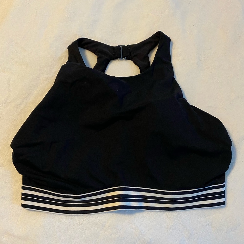 Athleta Gold Coast High Neck Bra Cup Bikini Top 32 D/DD